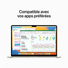 شريحة MacBook M2، محرك أقراص SSD سعة 256 جيجابايت، ذاكرة وصول عشوائي سعتها 8 جيجابايت، تصميم Stellar Light، وحدة معالجة مركزية ثمانية النواة، وحدة معالجة رسومات 10 نواة