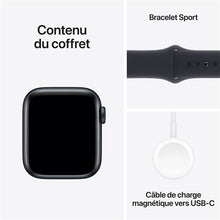 Apple Watch SE GPS هيكل من الألومنيوم منتصف الليل