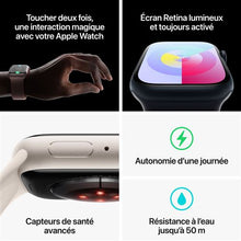 Apple Watch Series 9 GPS + علبة خلوية من الألومنيوم