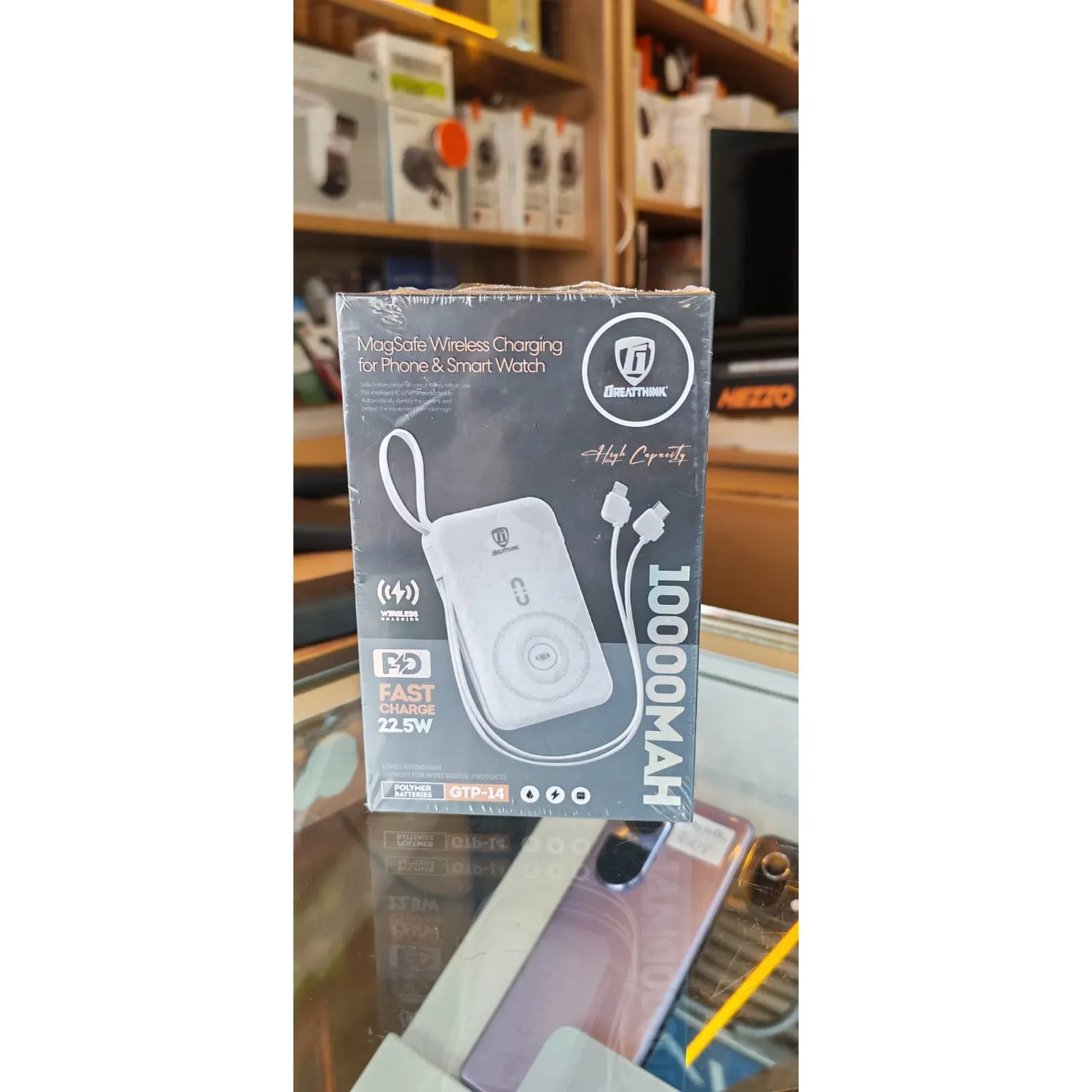 Dreatthink Power Bank MagSafe 10000 mAh 22.5W GTP-14 — Neuf au Maroc
