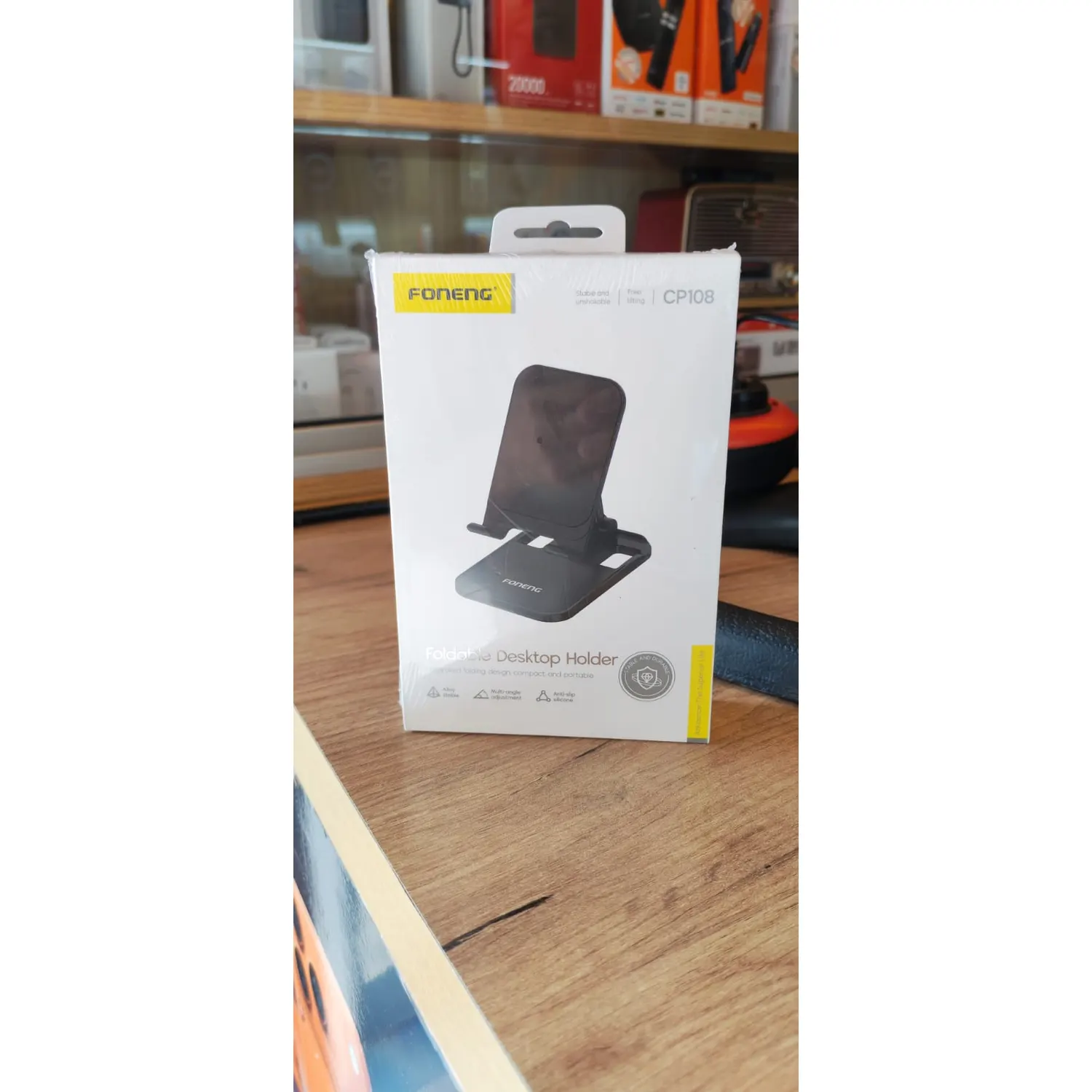 Foning Support Téléphone Pliable de Bureau CP108 — Neuf au Maroc | Phone Store — photo 2