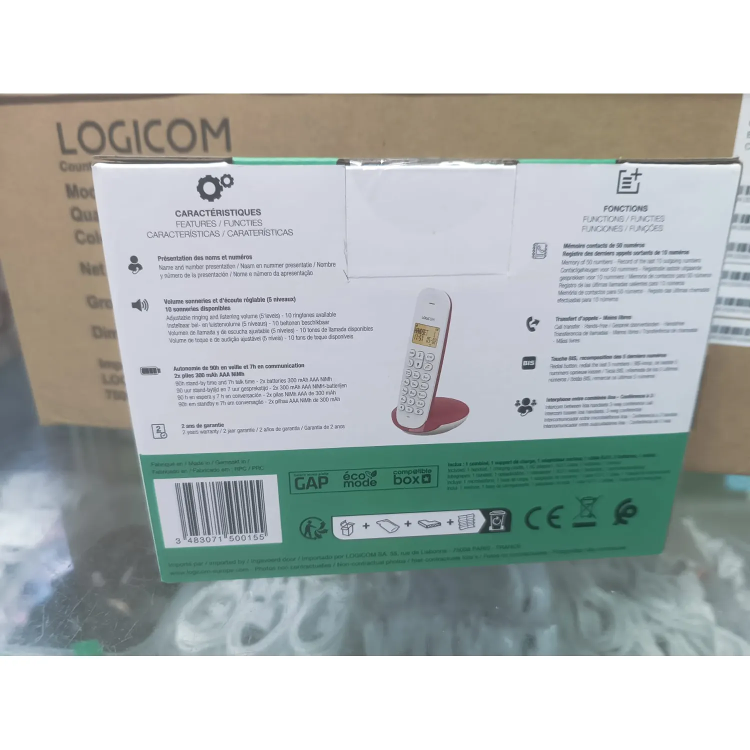 Logicom ILOA L50 — Téléphone Fixe — Neuf au Maroc, meilleur prix | Phone Store — photo 2
