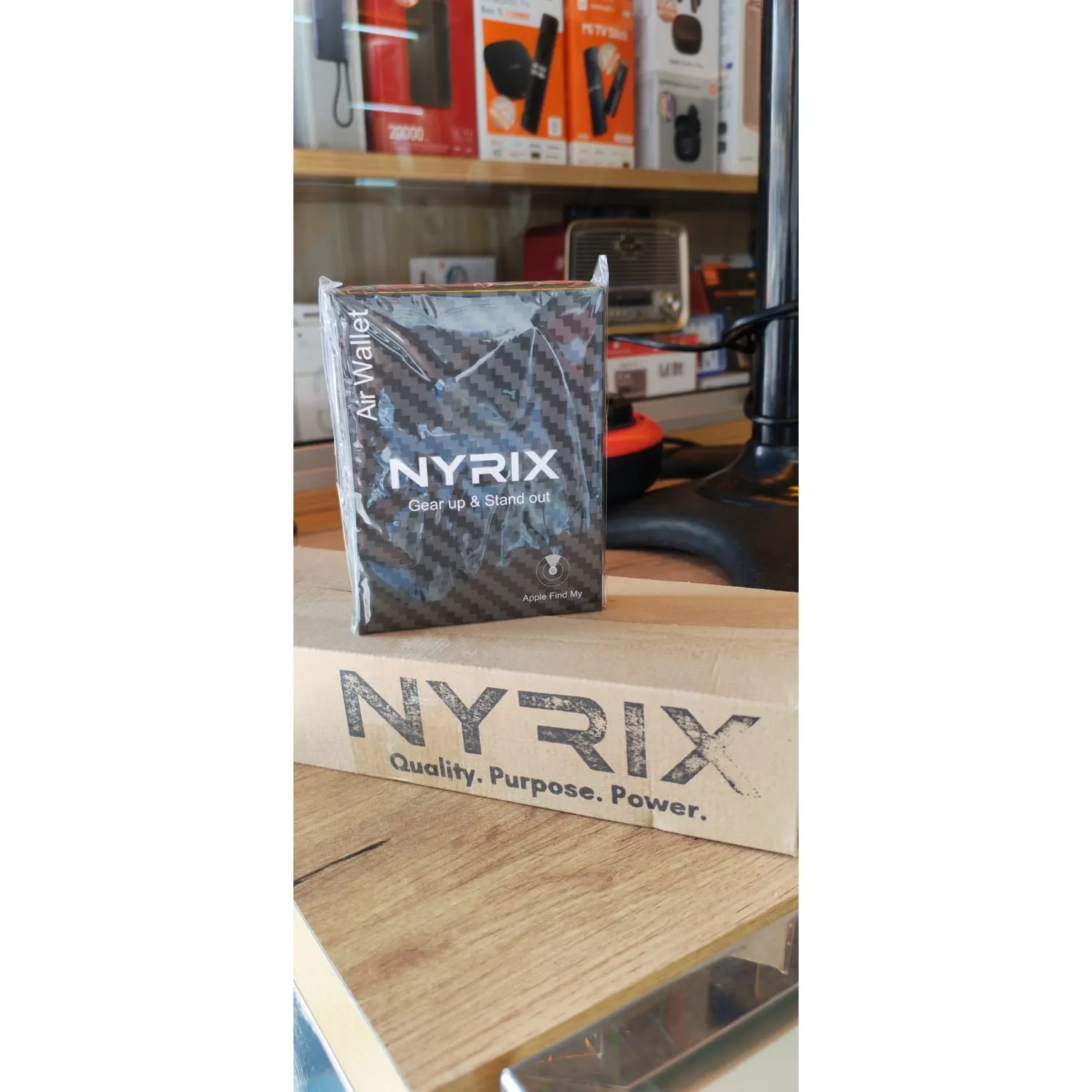 Nyrix Air Wallet — Porte-cartes MagSafe avec Find My — Neuf au Maroc | Phone Store — photo 2
